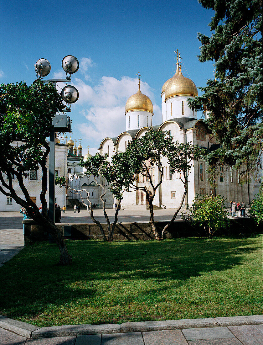 Mariä-Entschlafens-Kathedrale, Platz der Kathedrale, Kreml, Moskau, Russland