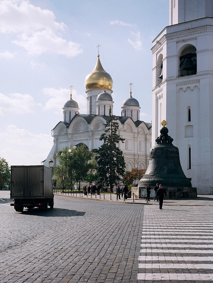 The Tsar bell at Cathedral Square at Kremlin Moscow, Moscow, Russia