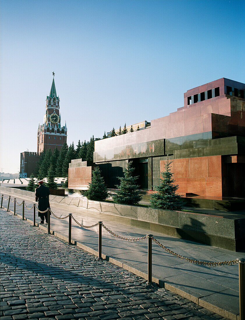 Lenins Mausoleum am Roten Platz, Moskau, Russland