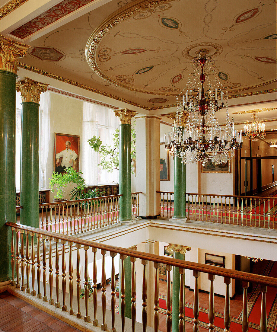 Foyer, Hotel Sovetsky, Moscow, Russia