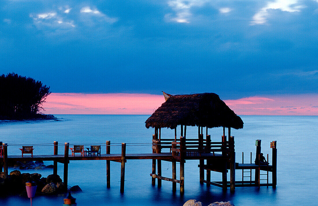 Beach of Bahamas in the evening, Nassau, New, Providence