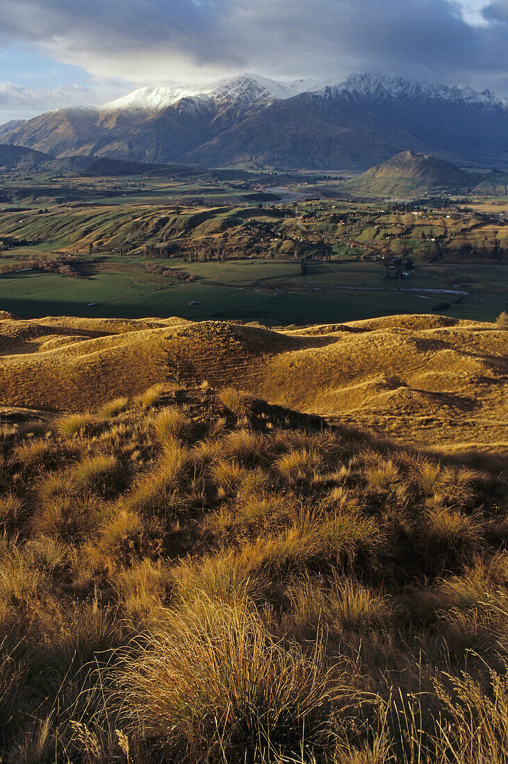 View of Remarkables, Queenstown, View from Coronet Peak, over to the Remarkables, near Queenstown