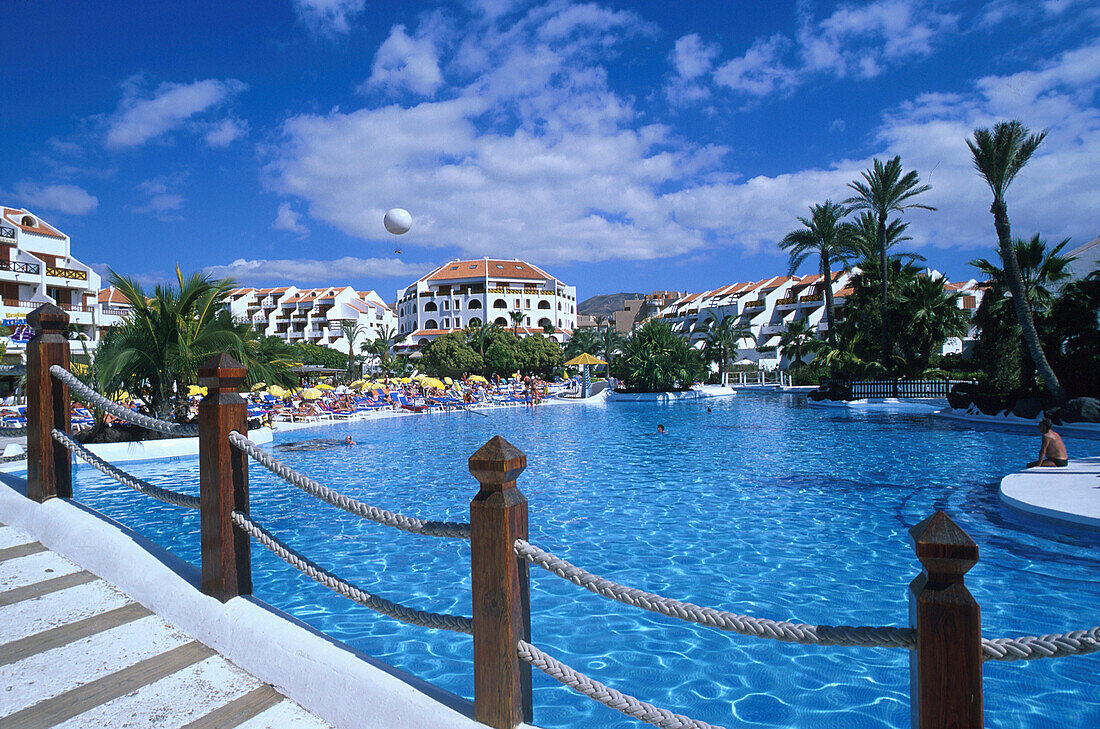 Poollandschaft, Hotel Santiago III, Playa de las Americas-Teneriffa Kanarische Inseln, Spanien