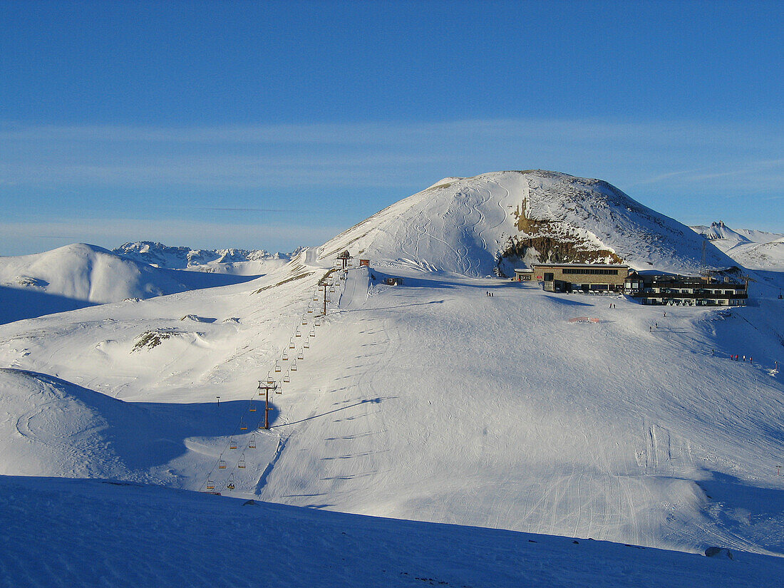Skiing area Carosello 3000, Livigno, Italy