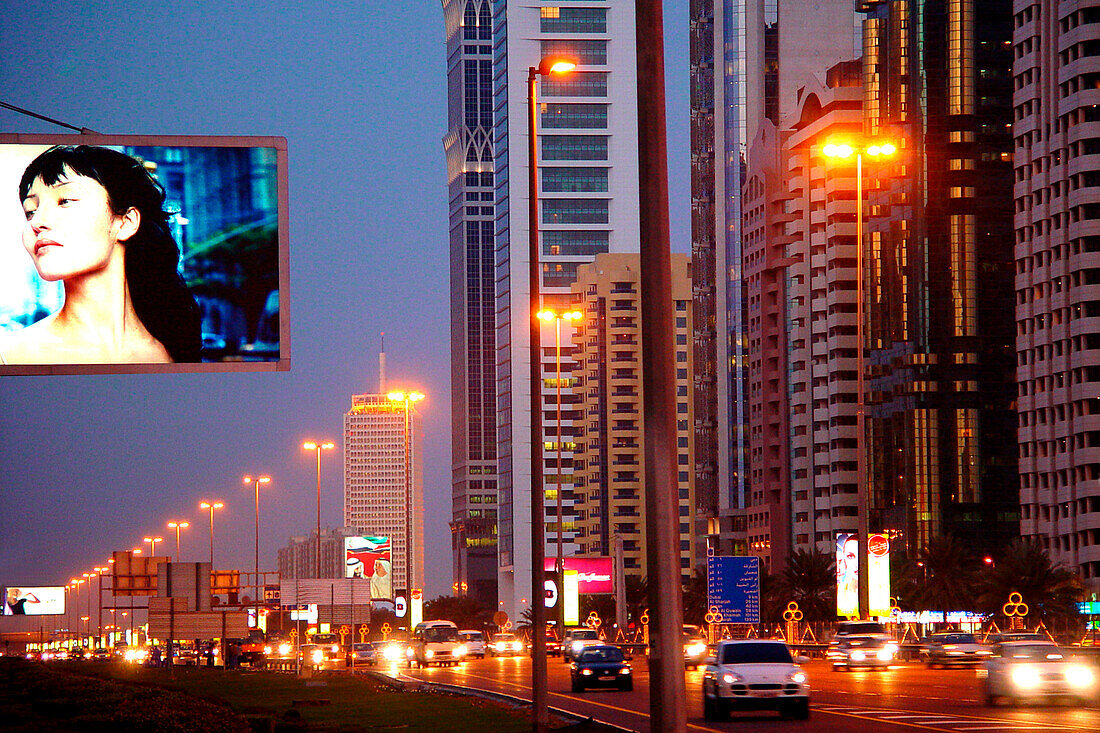 Sheik Zayed Straße, Dubai, Vereinigte Arabische Emirate