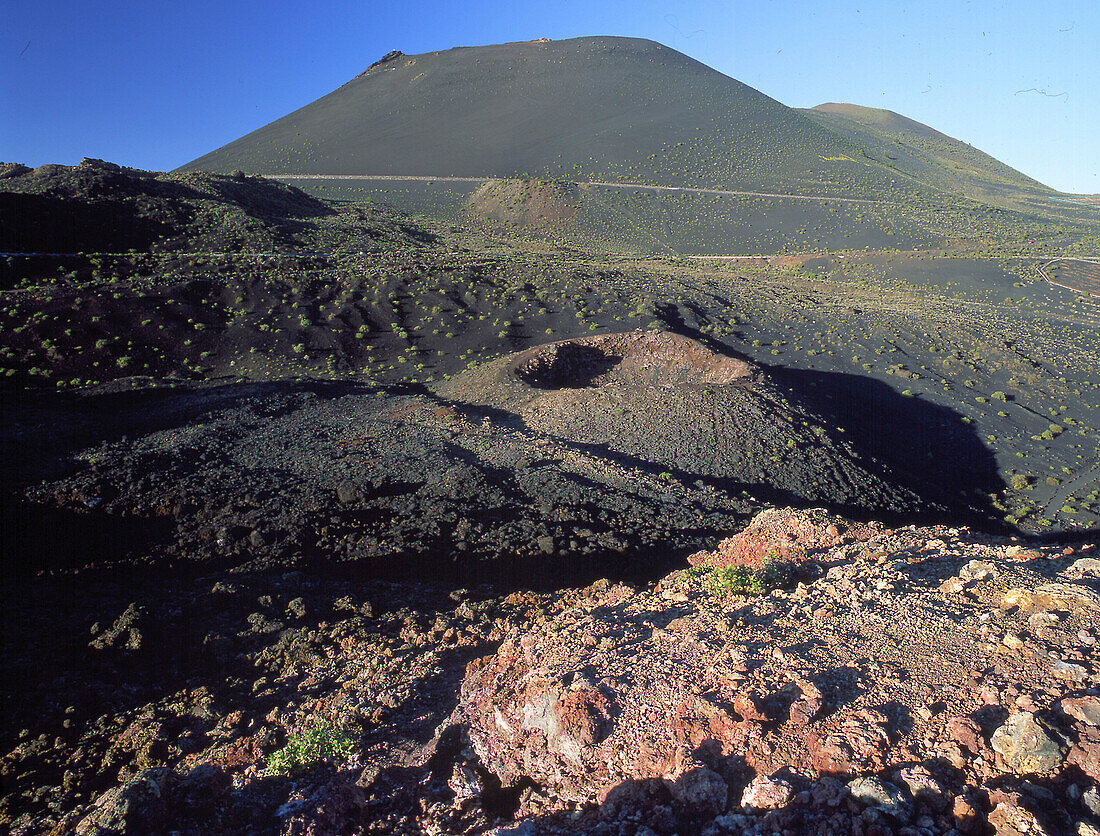 Vulkan San Antonio, von Teneguía, Fuencaliente, La Palma Kanarische Inseln, Spanien
