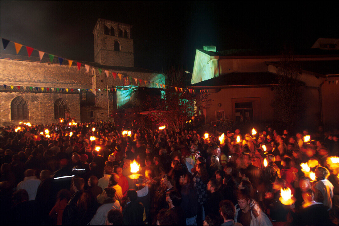 Festival for the Beaujolais primeur, Beaujeu, Beaujolais, France