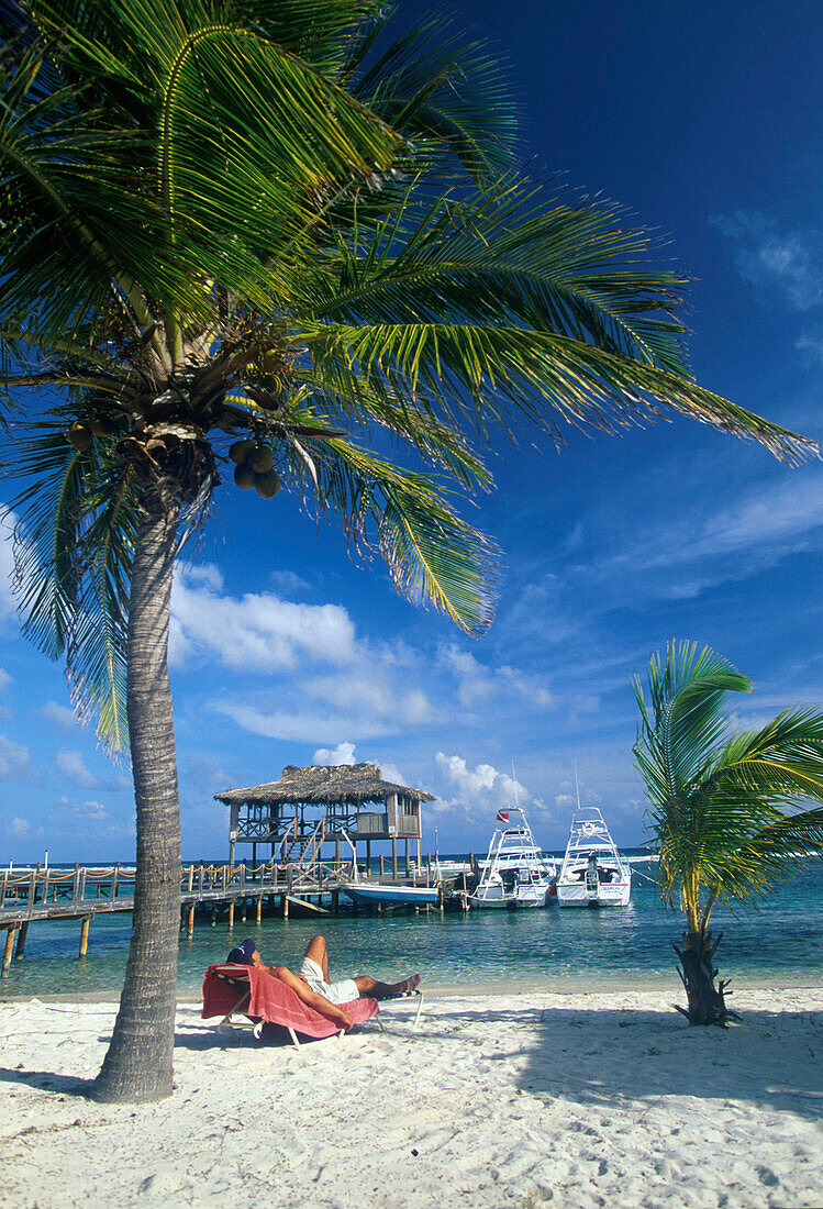 Bootssteg des Brac Reef Resort, Cayman Brac Cayman Islands, Karibik