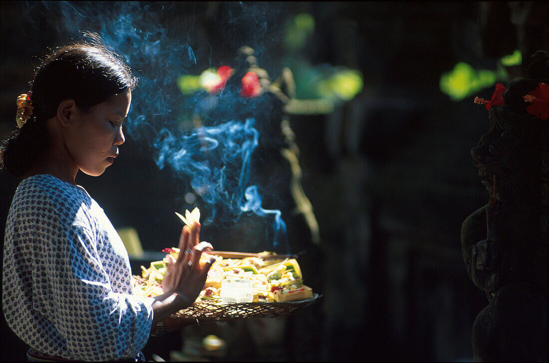 Immolation, Pura Desa Ubud, Bali, Indonesia