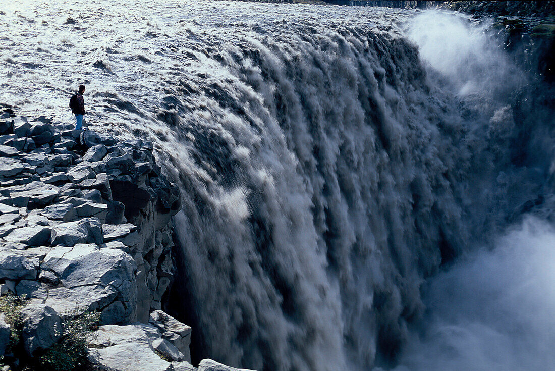 Wasserfall Dettifoss, Norden Island