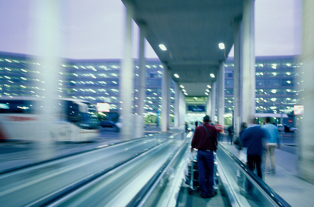 Rollbaender, Flughafen, Palma de Mallorca Mallorca, Spanien