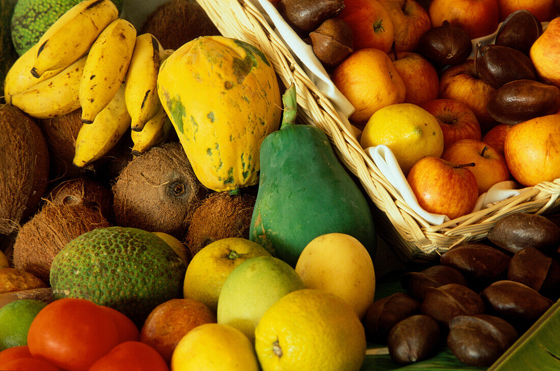 Tropische Früchte, Mahe Seychellen