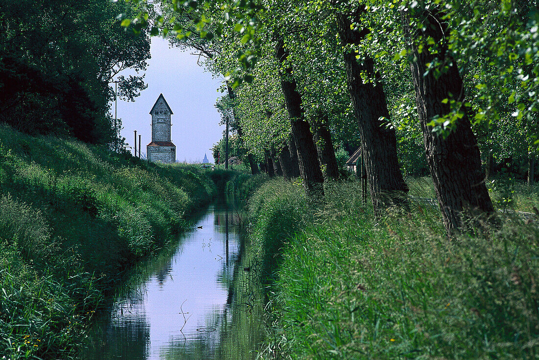 Blick von Ter Doest nach Bruegge, Belgien