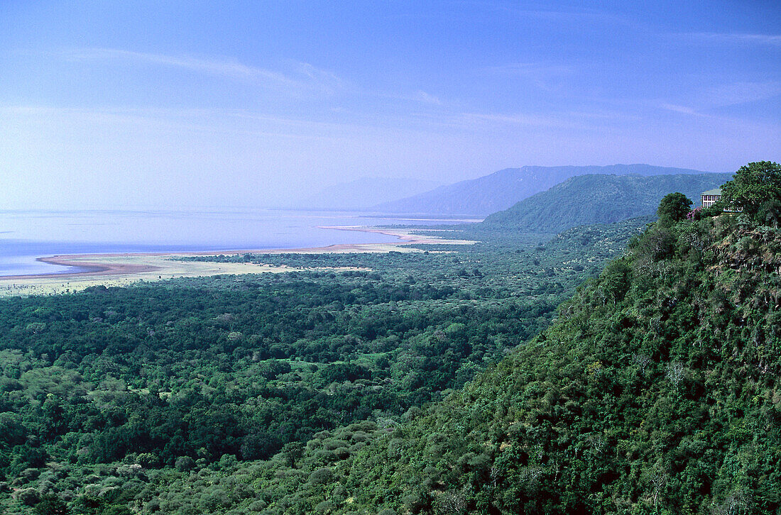 View over Lake Manyara, National Park, Tanzania, East Africa
