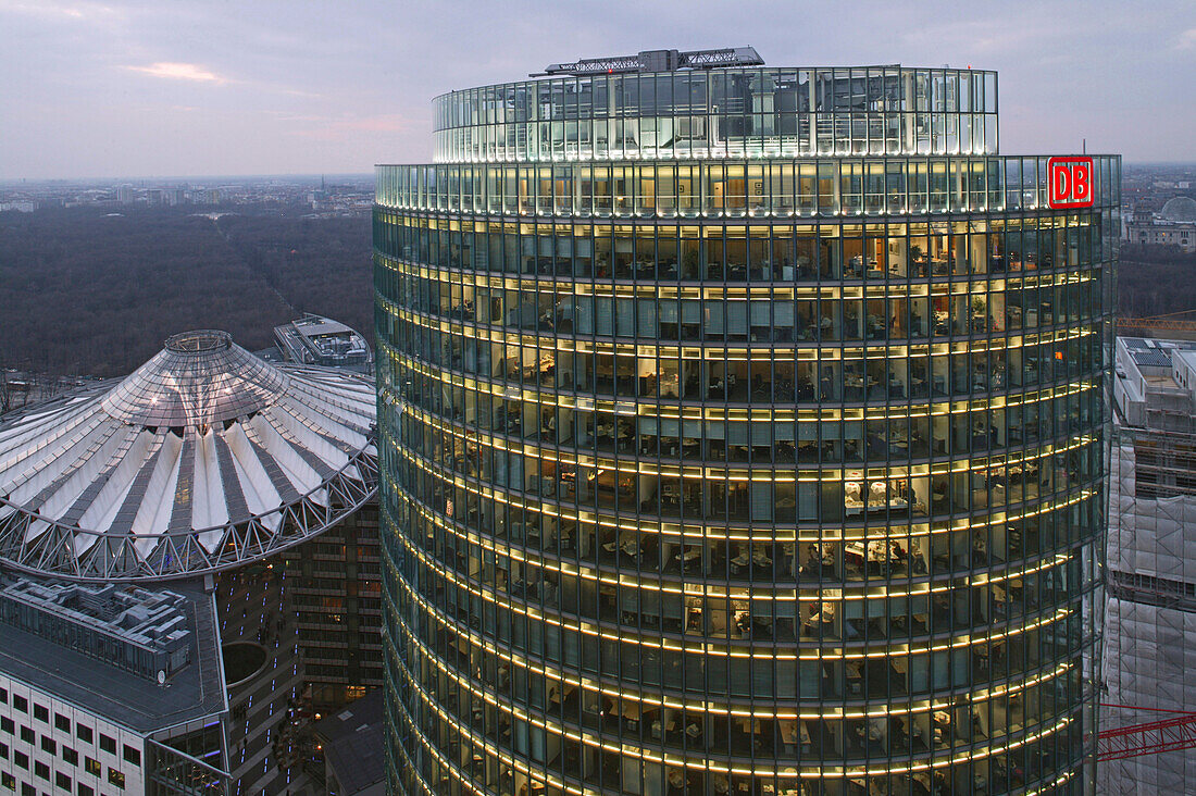 Sony Center, Potsdamer Platz, Berlin, Deutschland