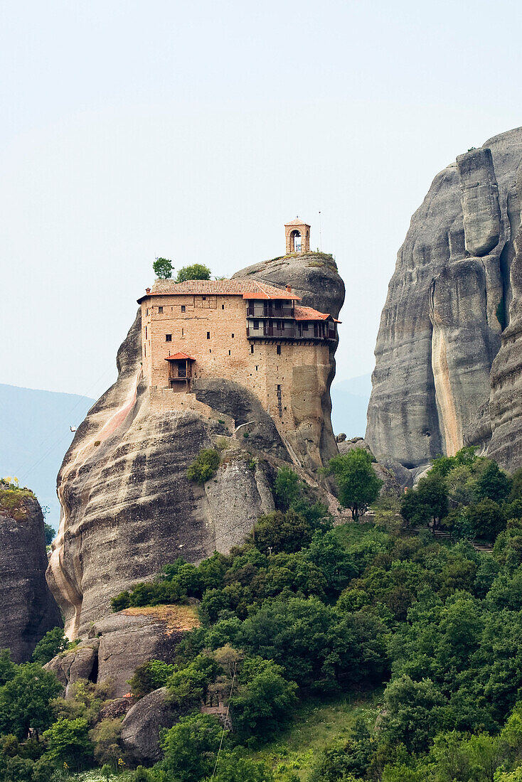 Monastery St. Nicolaos Anapafsas, Meteora, Greece, Europe