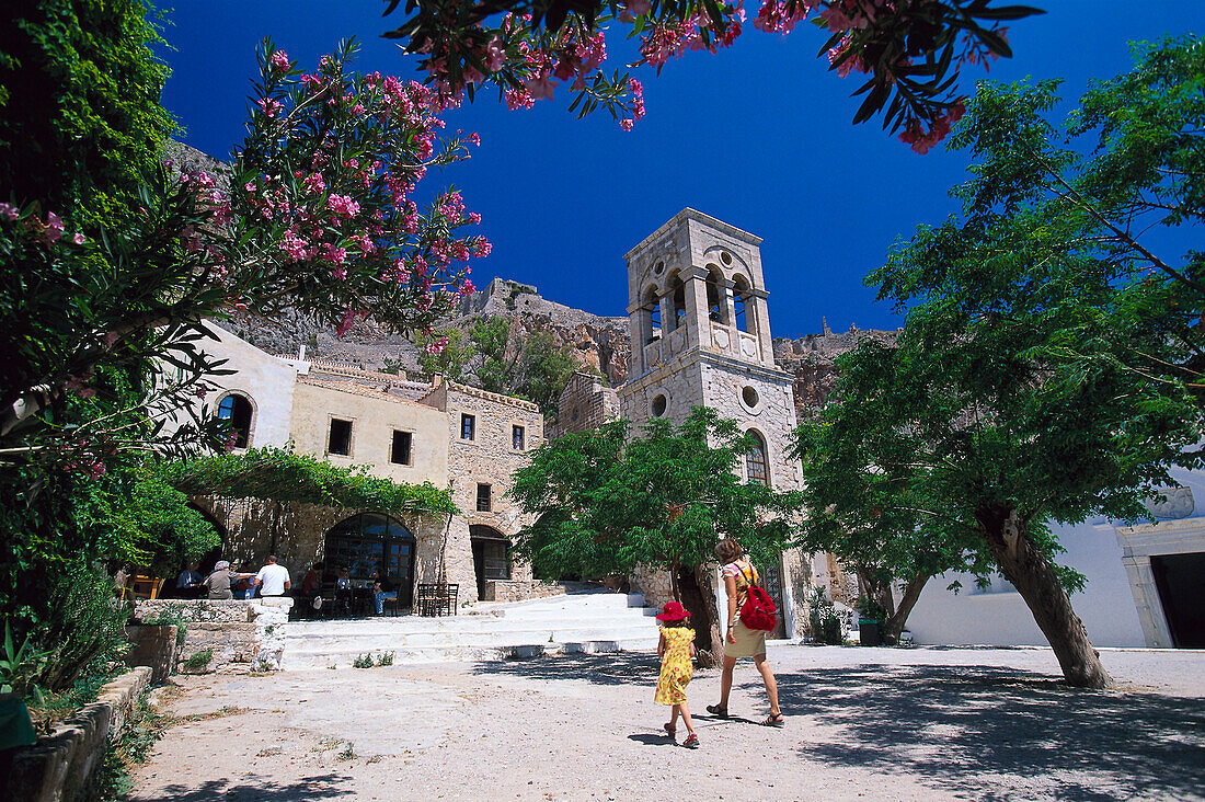 Medieval village Monemvasia, Peloponnese Greece