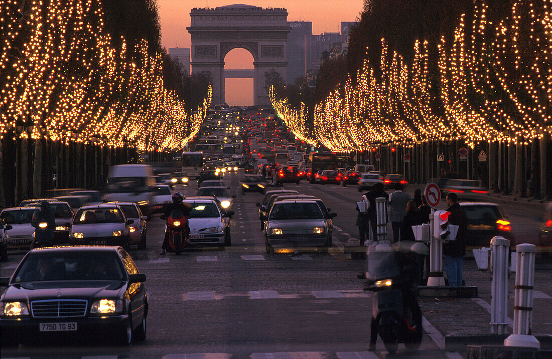 Champs Elysees, Paris Frankreich