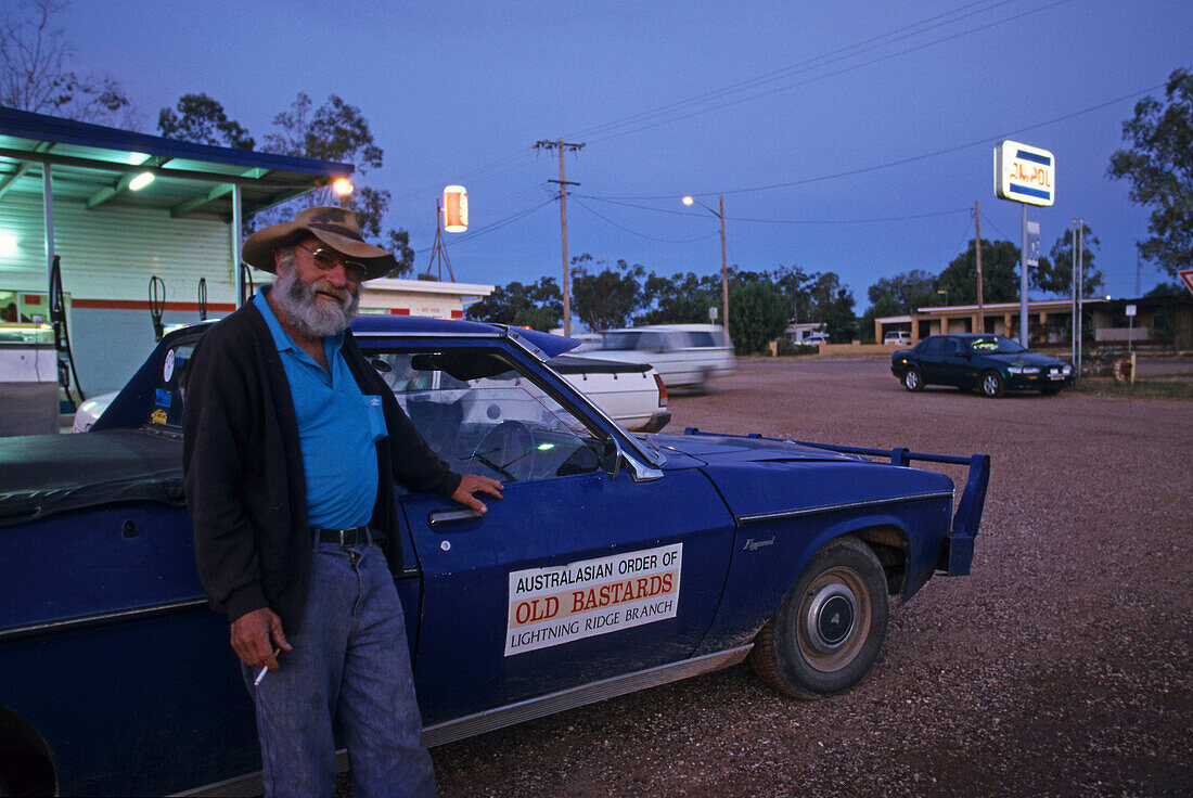 Character from Lightning Ridge, opal town, New South Wales,  Australia