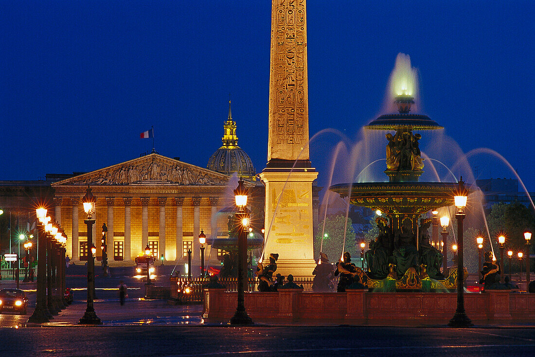 Place de la Concorde, Assemblee Nationale Paris, France