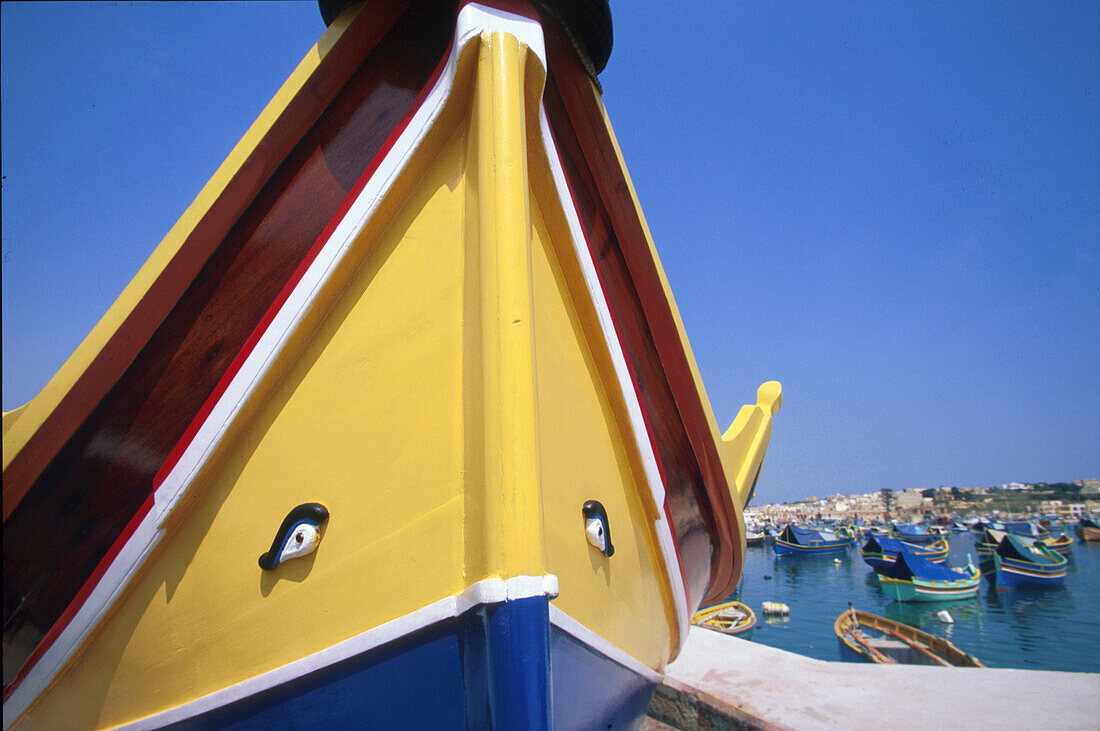 Boot mit magischen Augen, Marsaxlokk Malta