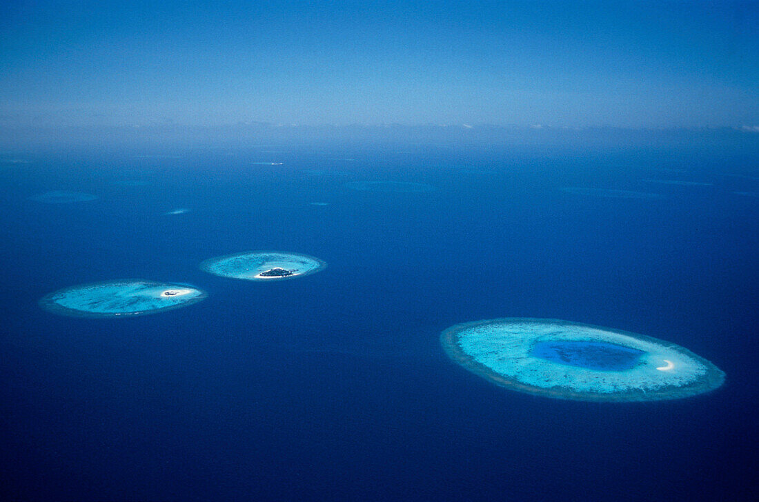 Luftaufnahme, Inseln, Atolle, Malediven