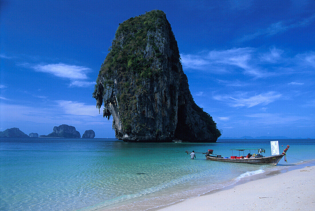 Hat Tham Phra Nang Beach, Krabi, Andaman Coast, Thailand, Asia