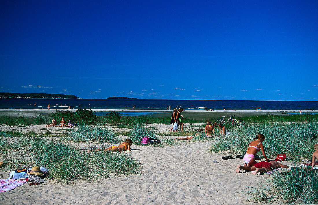 Badende an der Ostsee, Estland