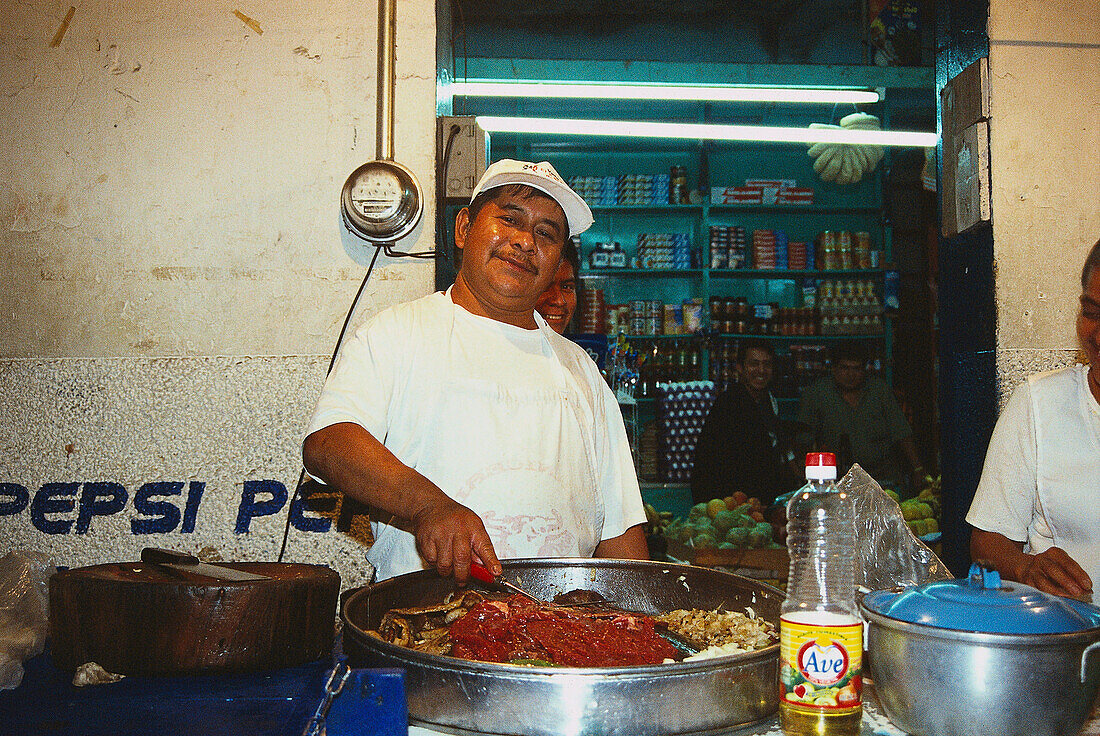 Cookshop in Ciudad Santos, Huasteca, Veracruz Mexico