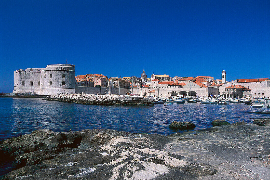 Beach, Oldtown, Dubrovnik Croatia