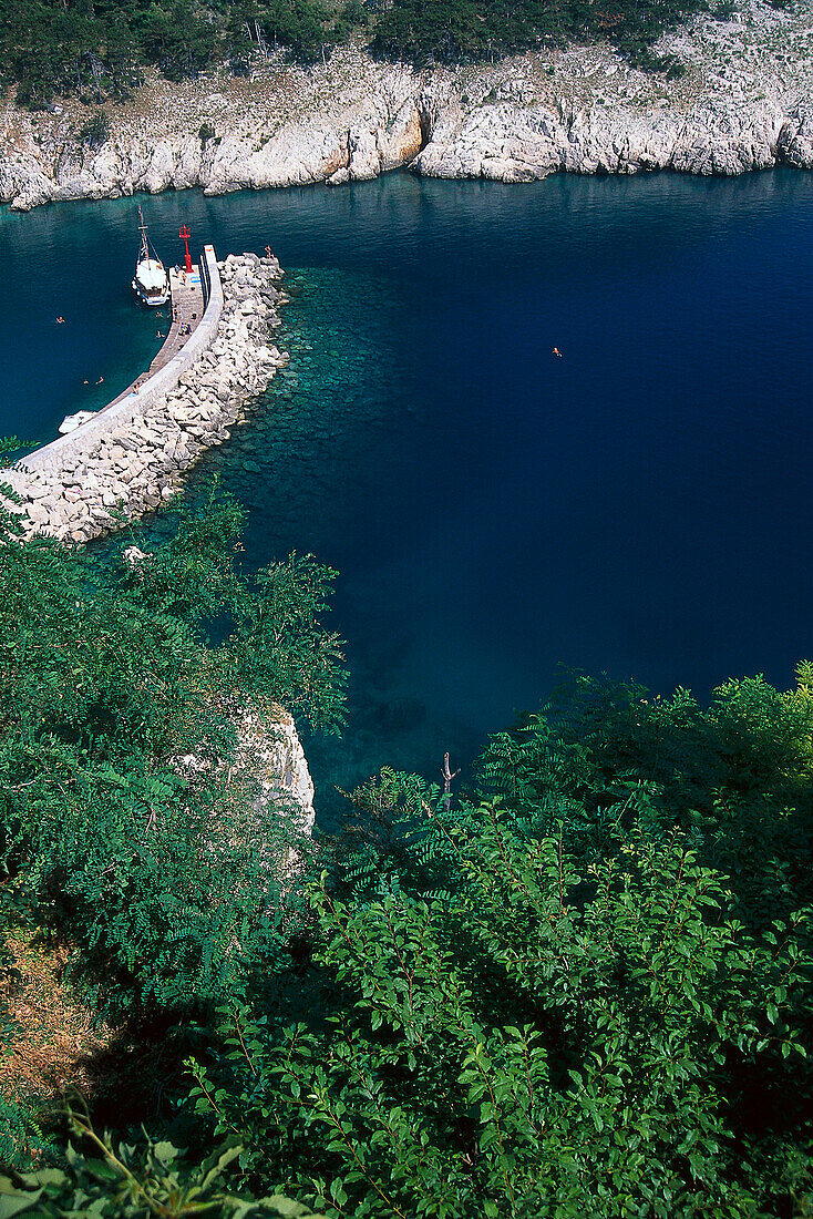 Bay near Vrbnik, Island Krk Croatia
