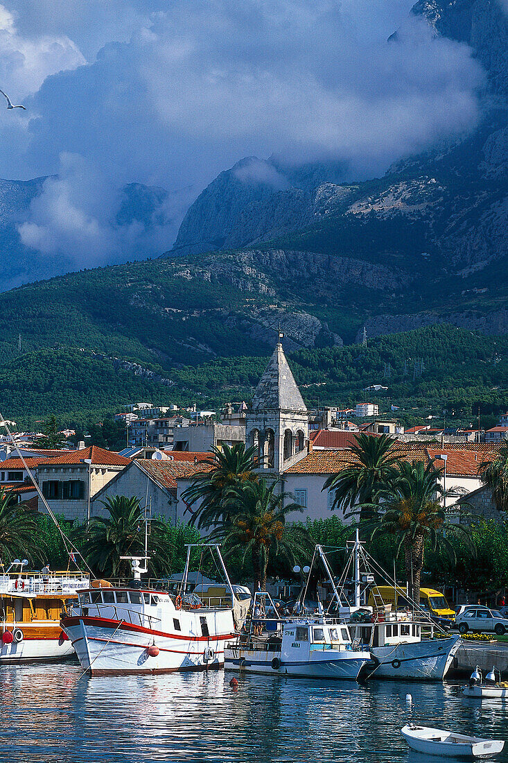 Makarska Harbour, Makarska Riviera Croatia