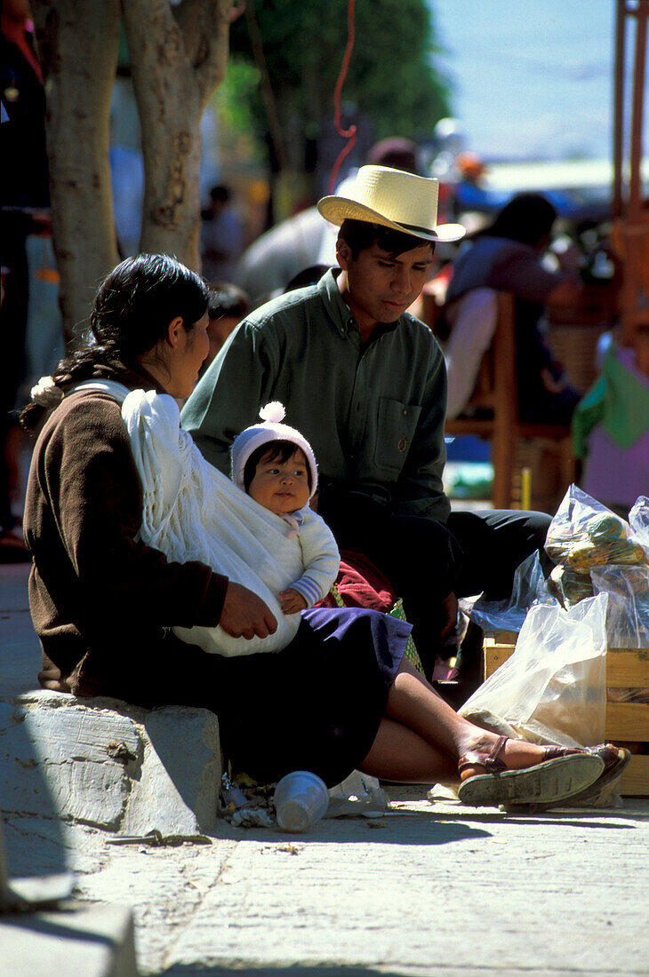 Auf dem Markt in Tlacolula, Oaxaca, Mittelamerika Mexico