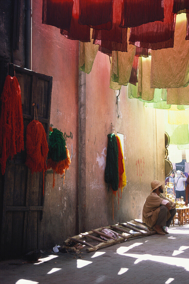 Dyers Souk, Marrakech, Morocco