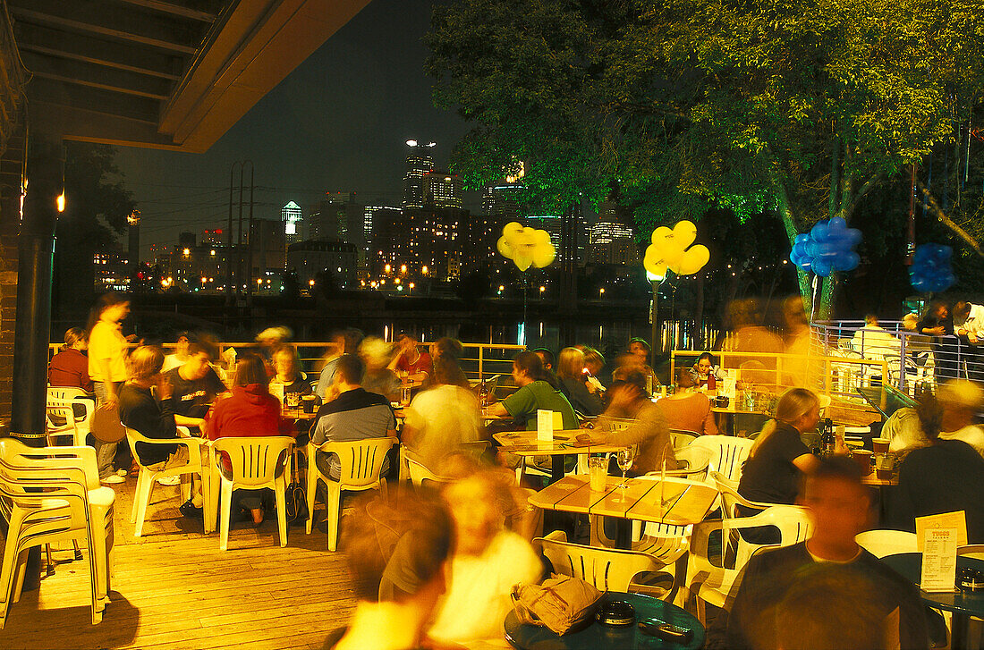 Street Cafe, Stone Arch Festival, Twin Cities, Minneapolis, Minnesota USA