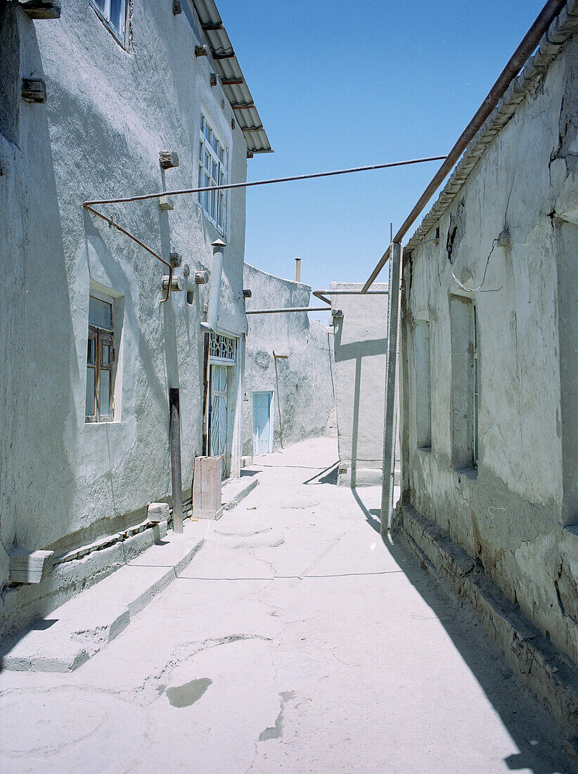 Seitenstraße in Buchara, Usbekistan