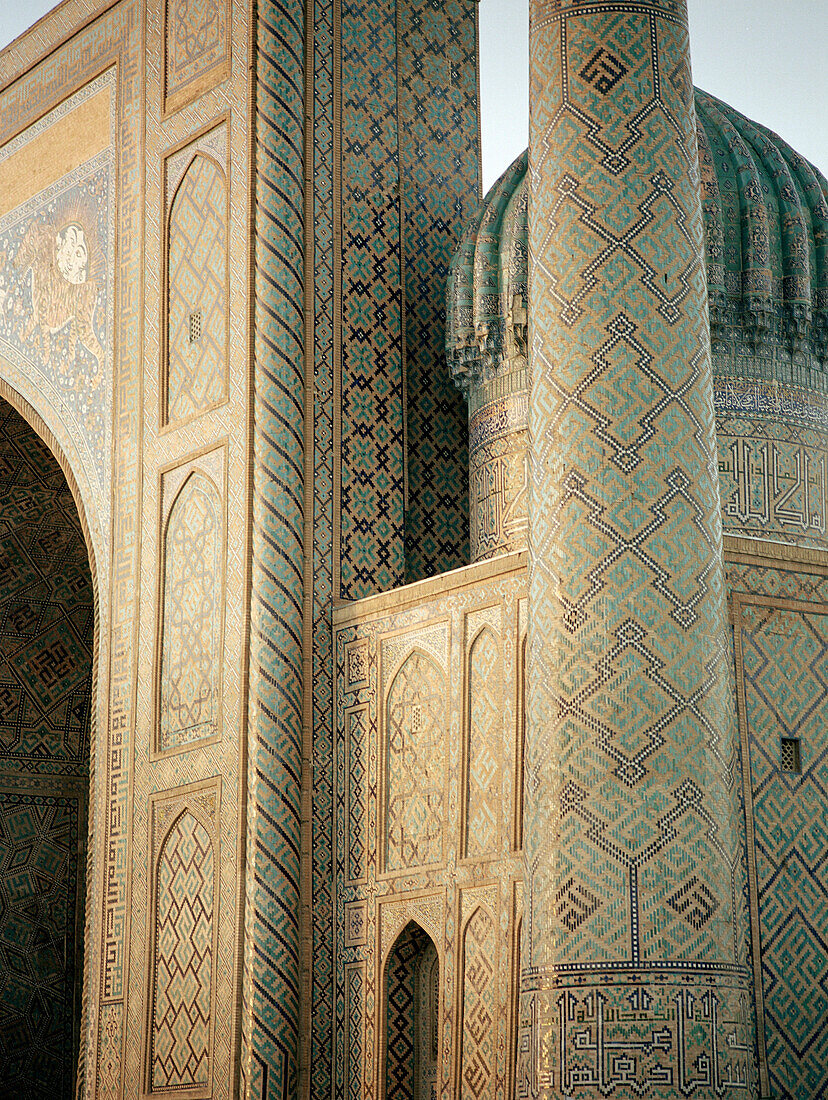 Moschee, Registan, Smarkand, Usbekistan