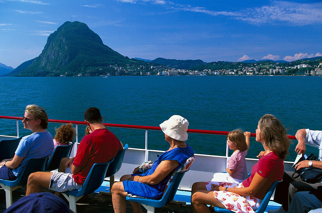 Boat Trip, Monte San Salvatore, Lago di Lugano, Tessin Switzerland