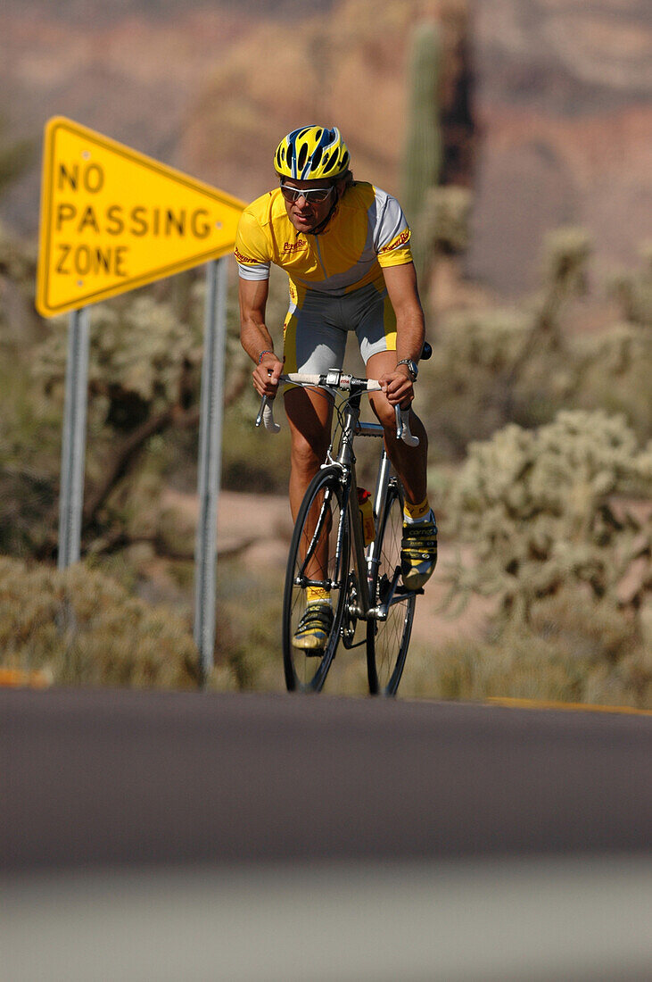 Rennradfahren-Apache Trail, Apache Trail Arizona-USA