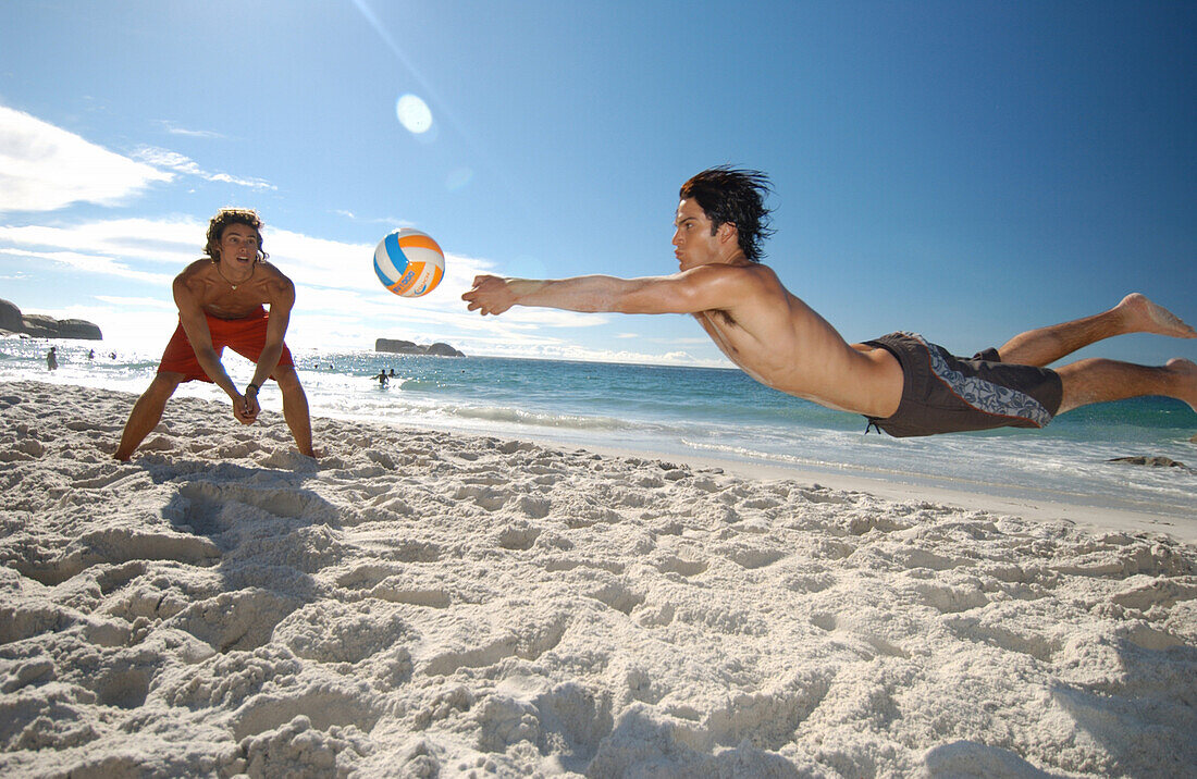 Beach volleyball, Clifton 4, Cape Town, South Africa