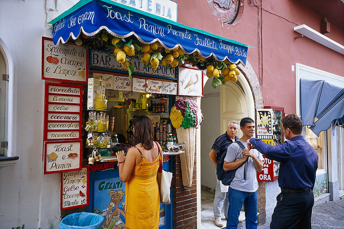 Snack Bar, Capri, Campania Italy