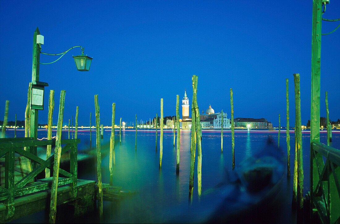 Blick von San Marco, auf San Giorgio Maggiore Venedig, Venetien, Italien