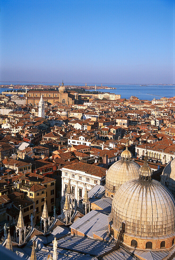 View from Campanile, San Marco Venice, Italy
