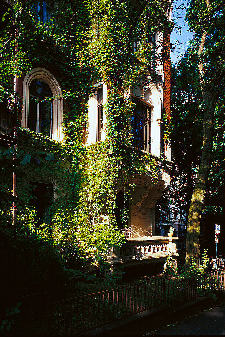 Classicism Houses, Rheingau quarter Wiesbaden, Hesse, Germany