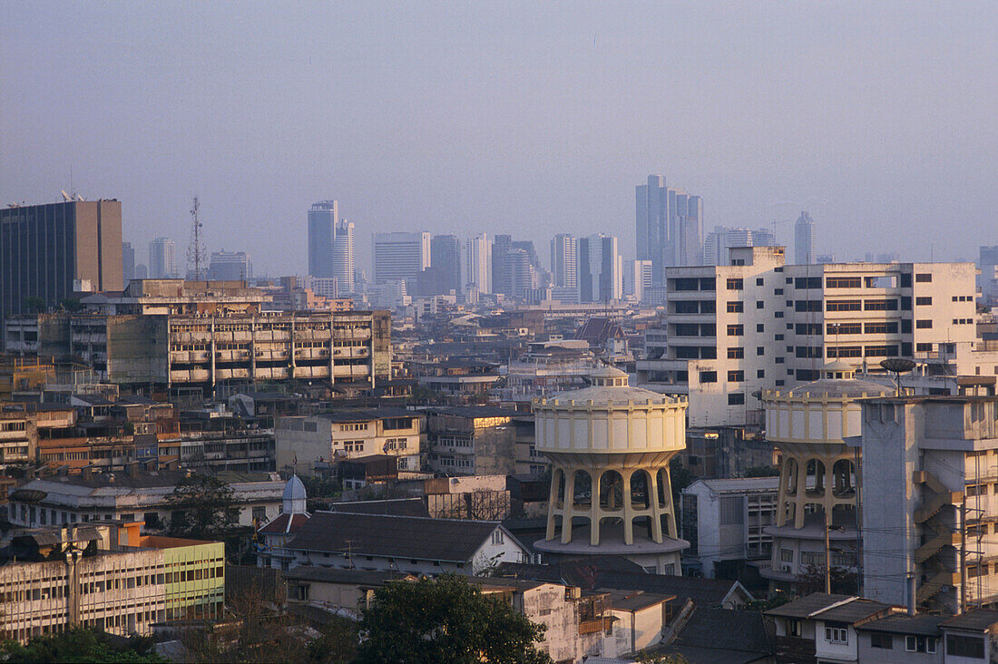 Blick vom Golden Mount, Wat Saket, Bangkok Thailand