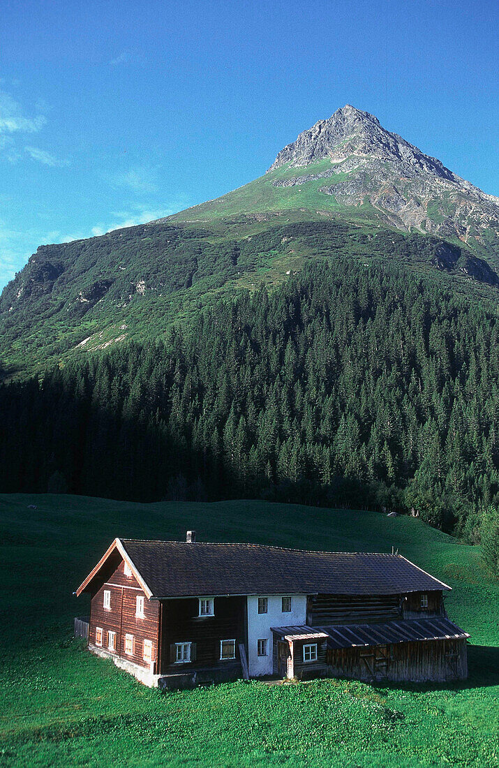 Bergbauernhof, Galtür, Tirol, Österreich
