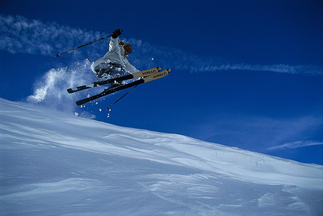 Skifahrer, Stubai, Wintersport Oesterreich