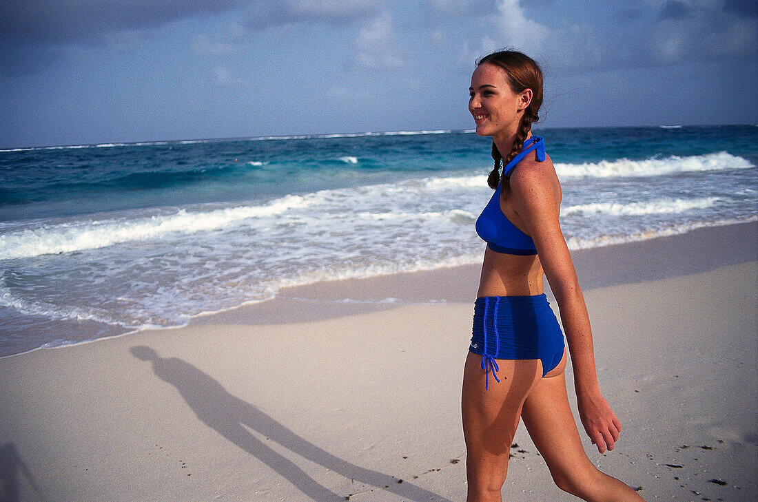 Woman on the Beach, Silver Sands Barbados