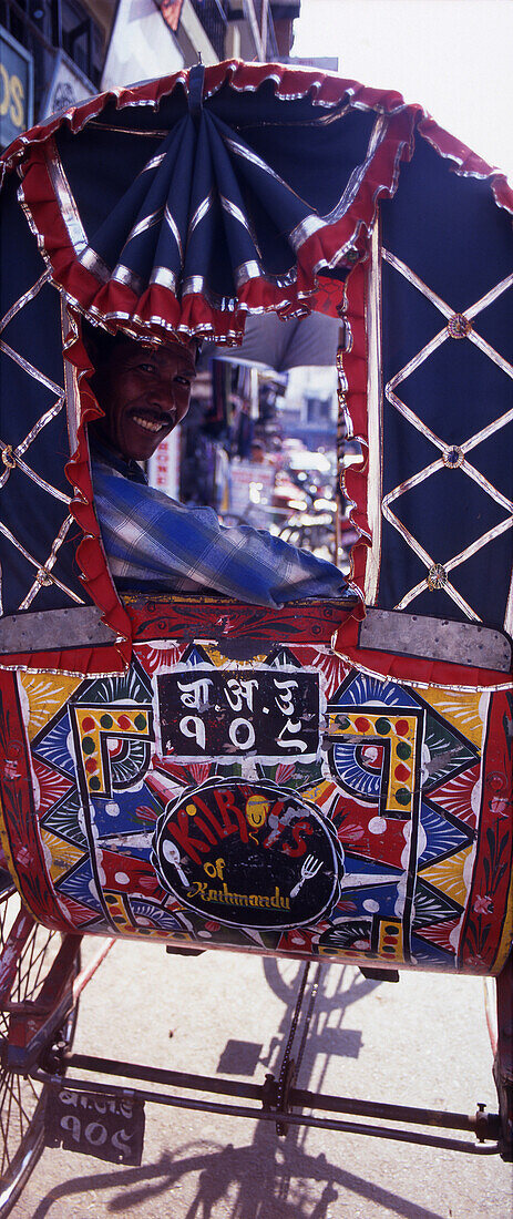 Cycle Riksha, Kathmandu, Nepal Asia