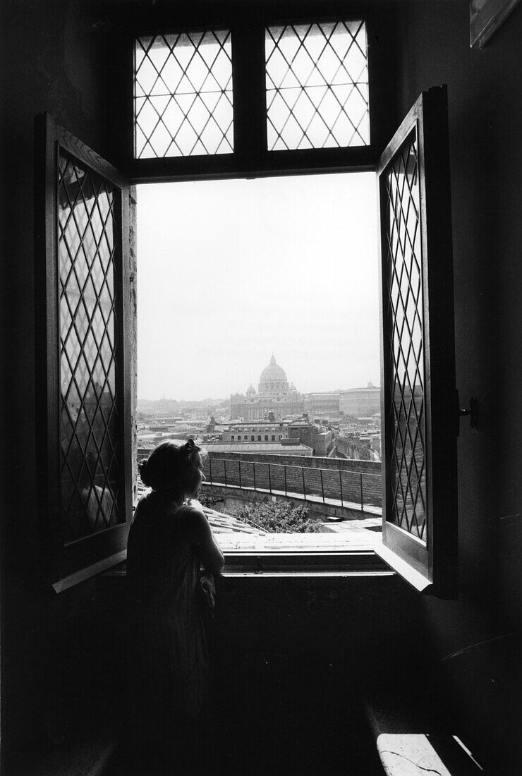 View from Castel S. Angelo, Rome Italy